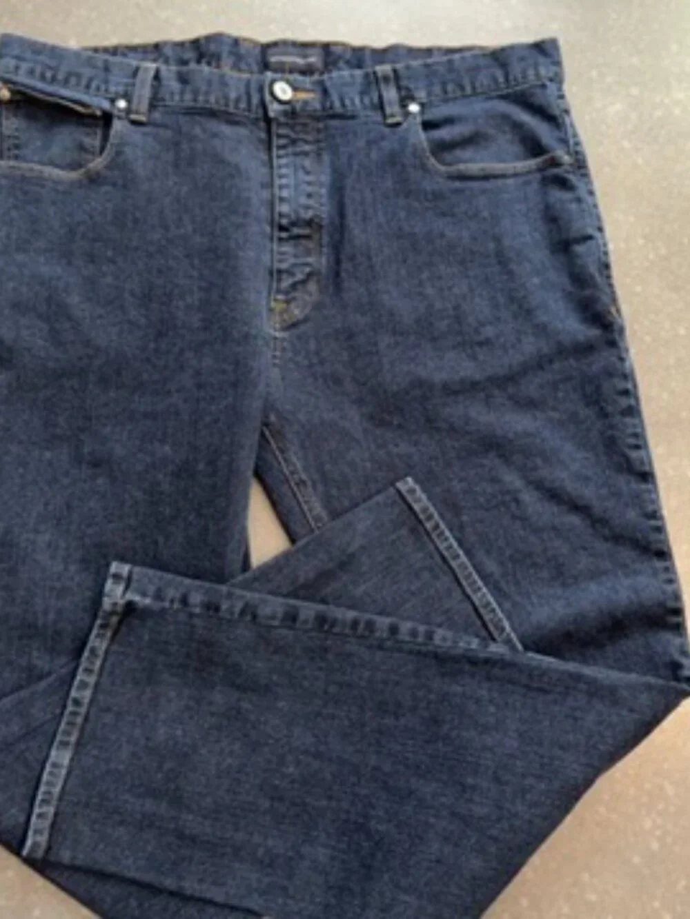 Hart Schaffner Marx Dark Wash Stretch Jeans Men's 38x30 Classic Straight Denim